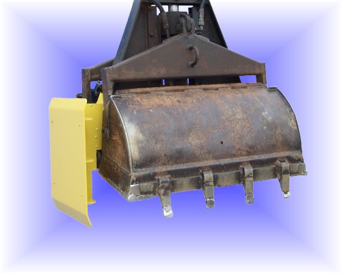 Sonderwerkzeug am Greifer angebaut